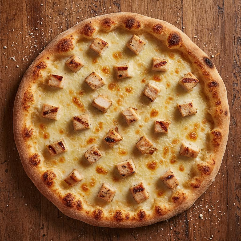 Chicken Alfredo Pizza